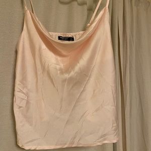 Pink Satin Top